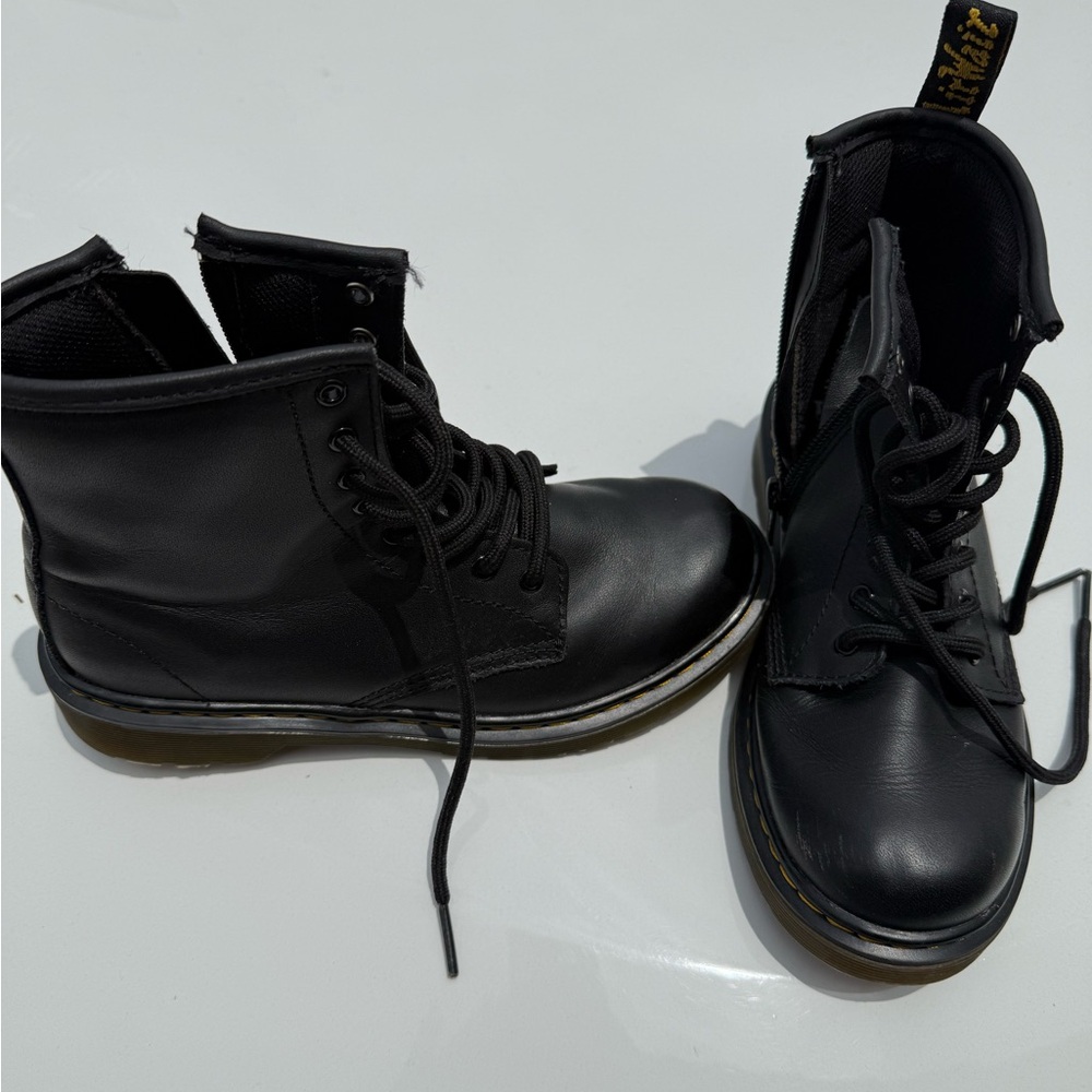 Dr Martens JUNIOR 1460 SOFTY T LEATHER LACE UP BOOTS